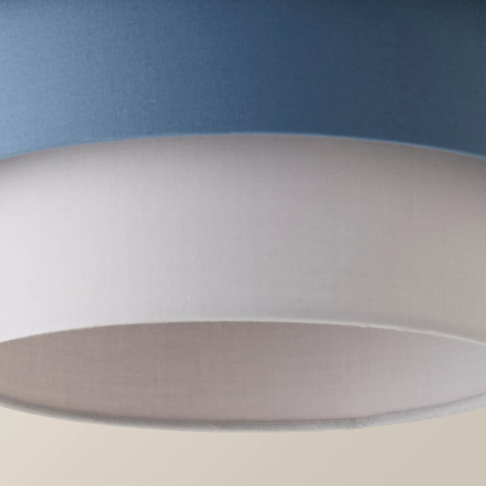 ValueLights Aztec 3 Tier Navy Blue Fabric Easy Fit Ceiling Pendant Lamp Shade 30cm Image 5