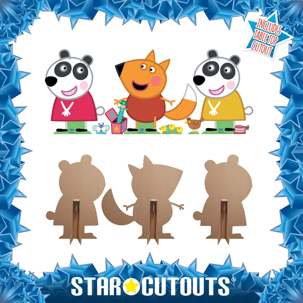 Star Cutouts Freddy Panda Twins Decoration Multi Pack Cardboard Cutout 2ft Image 5