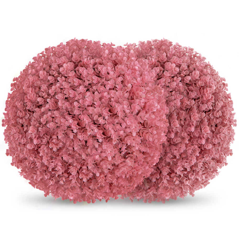 Costway 2 Piece Topiary Ball Artificial Plant Image 1