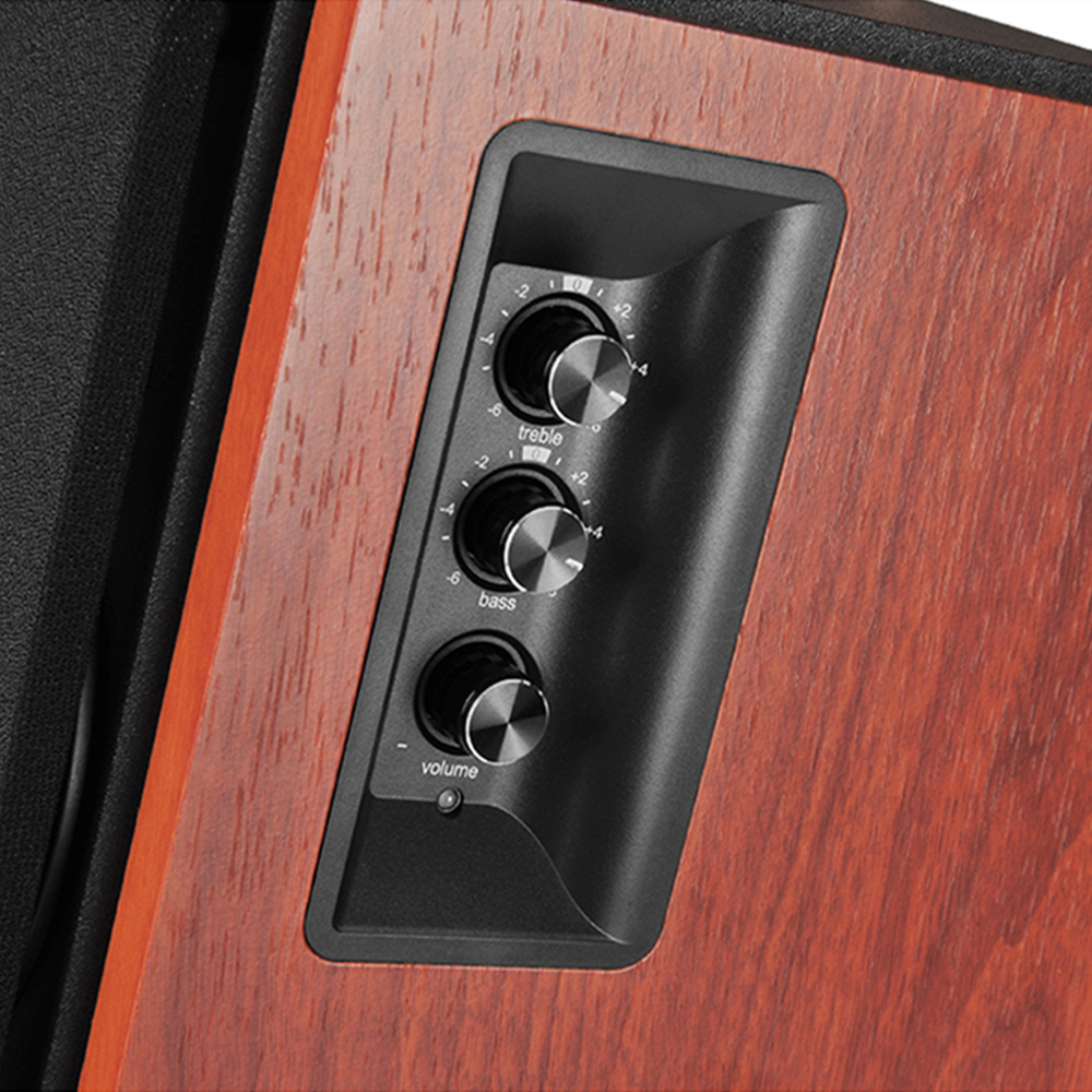 Edifier R1700BT 2.0 Brown Bluetooth Bookshelf Speaker Set 66W Image 6