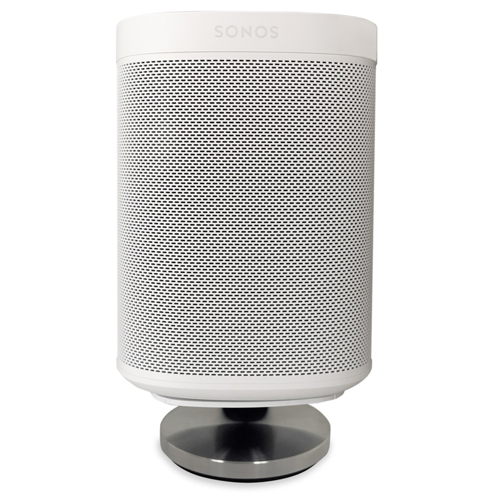 AVF White Sonos One Desk Speaker Stand Image 4