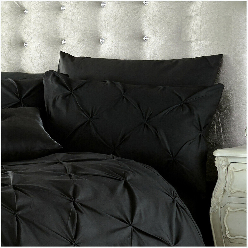 Smart Living Alford Single Black Duvet Cover Set Image 3