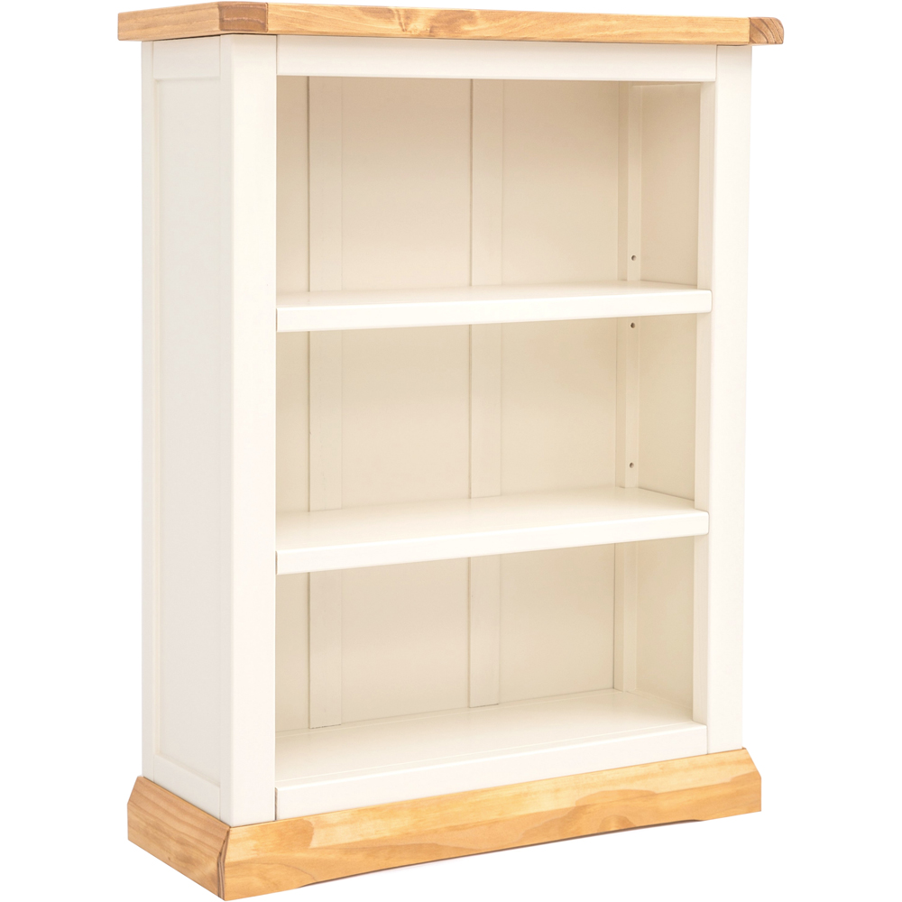 Trevi 3 Shelf Off White Bookcase Image 3
