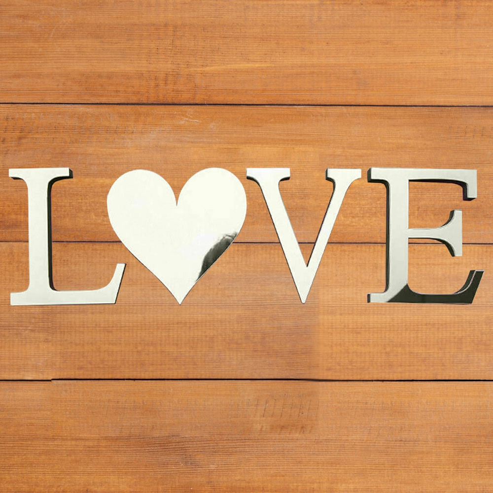 ATEK LOVE Self-Adhesive Mirror Wall Sticker Image 3