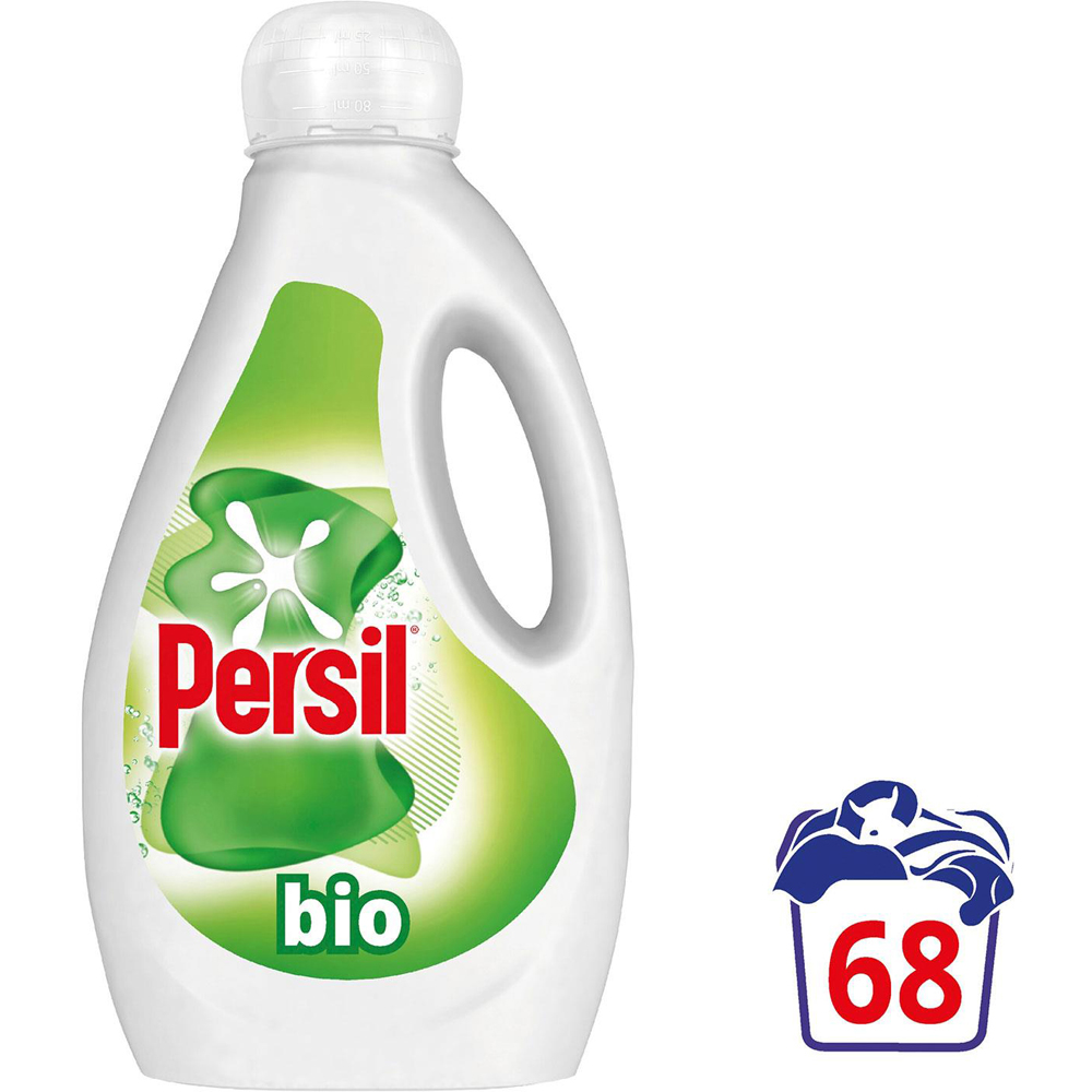 Persil Bio Liquid Detergent XXL 68 Washes 1.836L 5 Pack Image 4