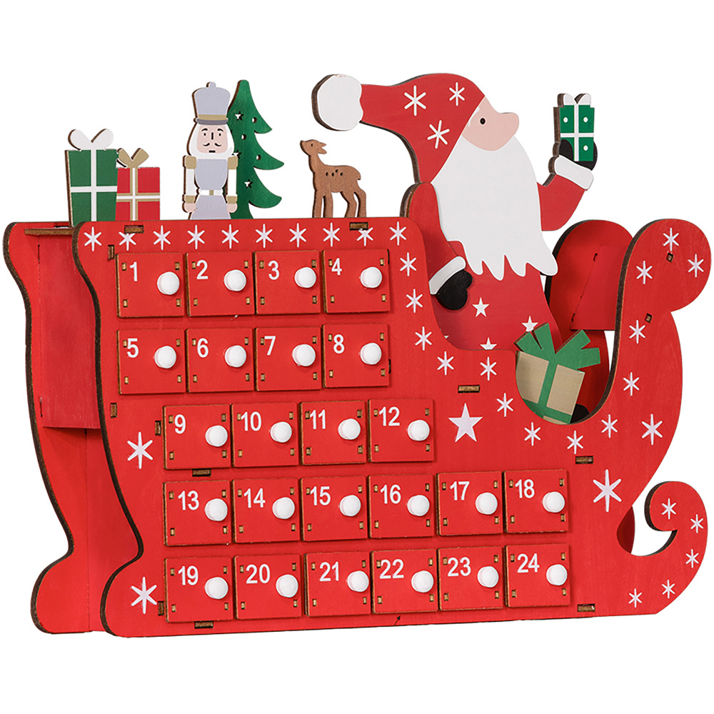 Everglow 24 Drawer Christmas Countdown Advent Calendar Image 1