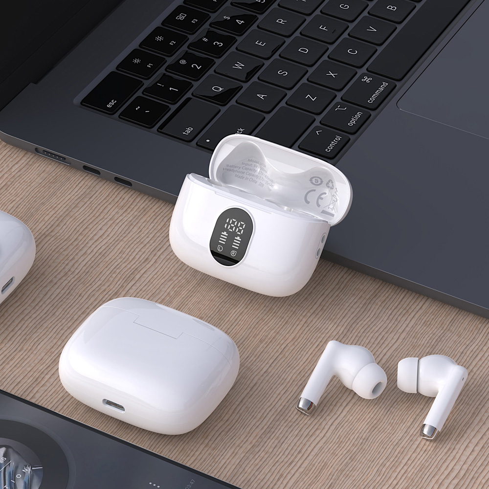 Maplin Wireless Soft Fit White Bluetooth Earbuds V5.4 Image 2