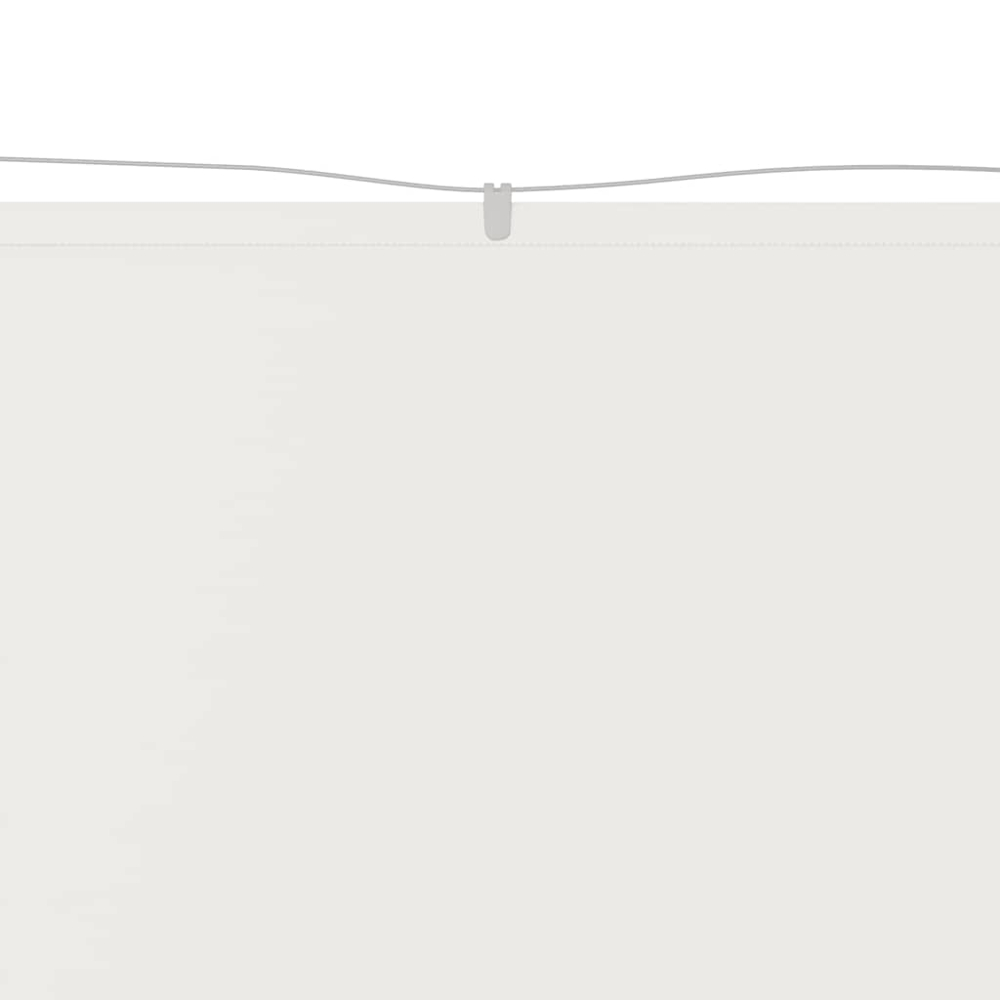 vidaXL White Oxford Fabric Vertical Awning 60cm x 10m Image 5