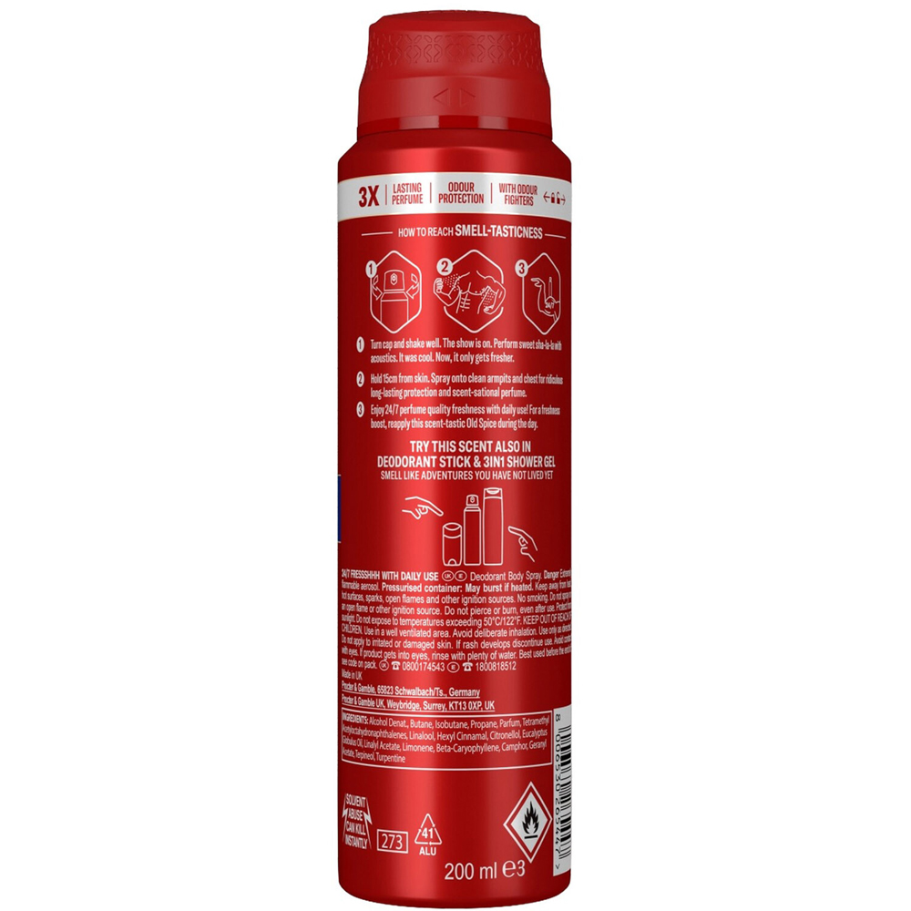 Old Spice Captain Body Spray Image 3