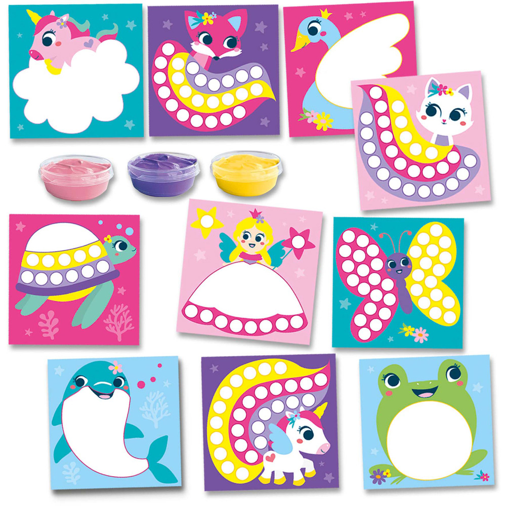 SES Creative My First Fingerprint Paint Fantasy Figures Craft Set Image 2