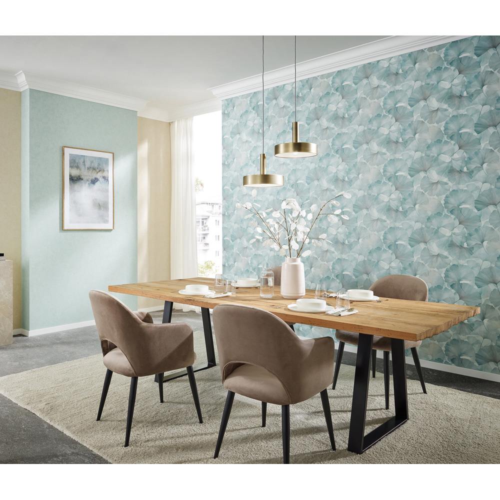 Erismann Elysium Ginko Dream Blue Wallpaper Image 6