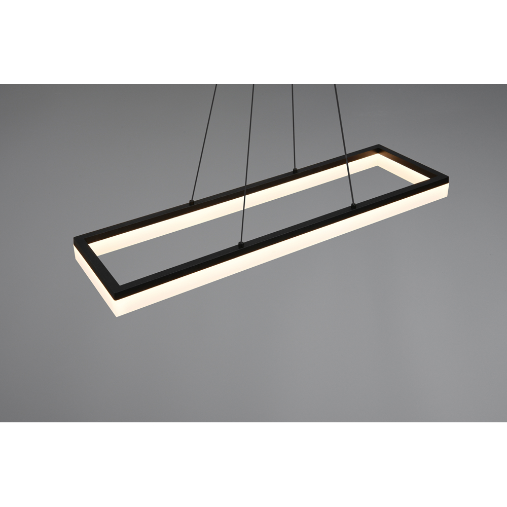 TRIO Camino Matt Black LED Pendant Light Image 4