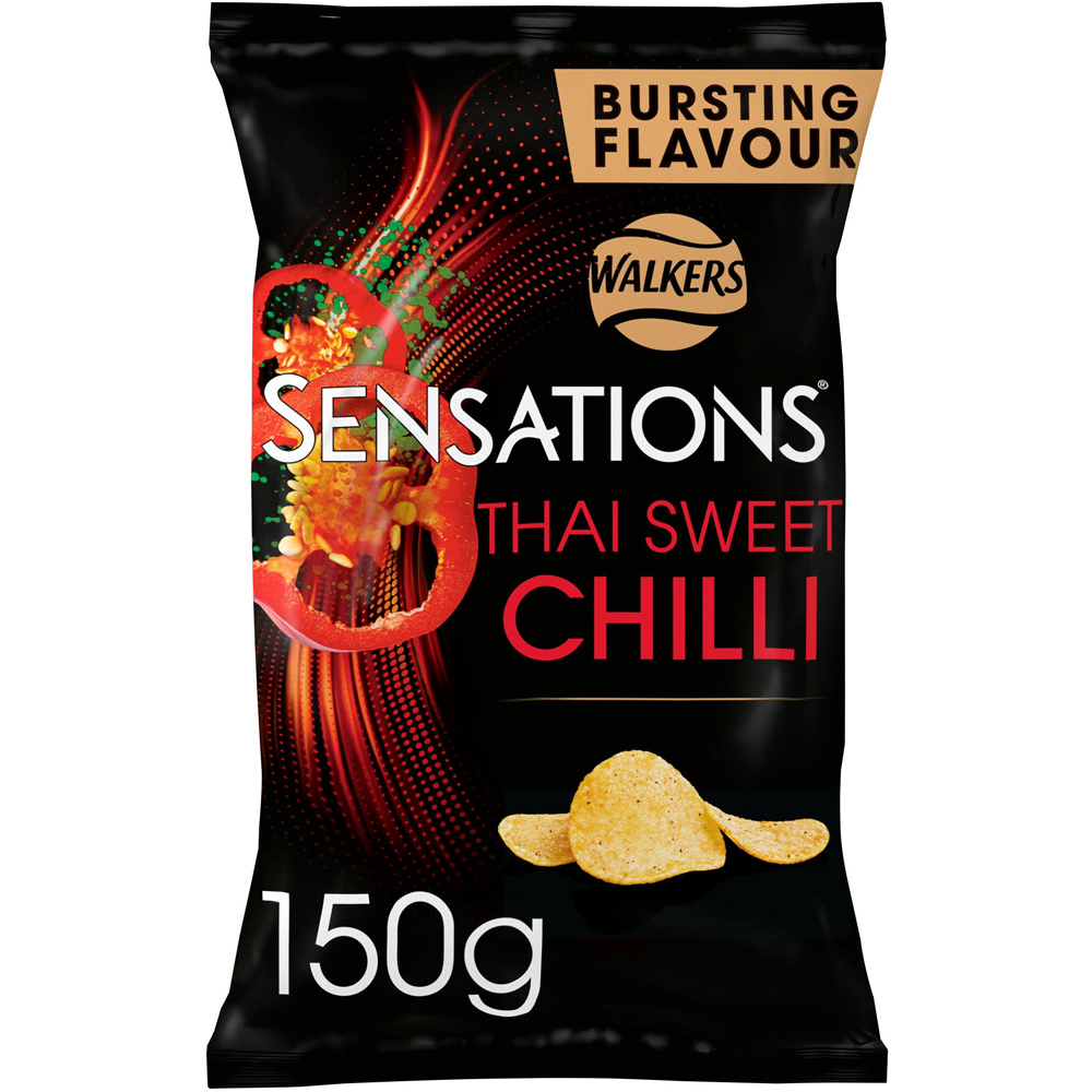 Walkers Sensations Thai Sweet Chilli Crisps 150g Image