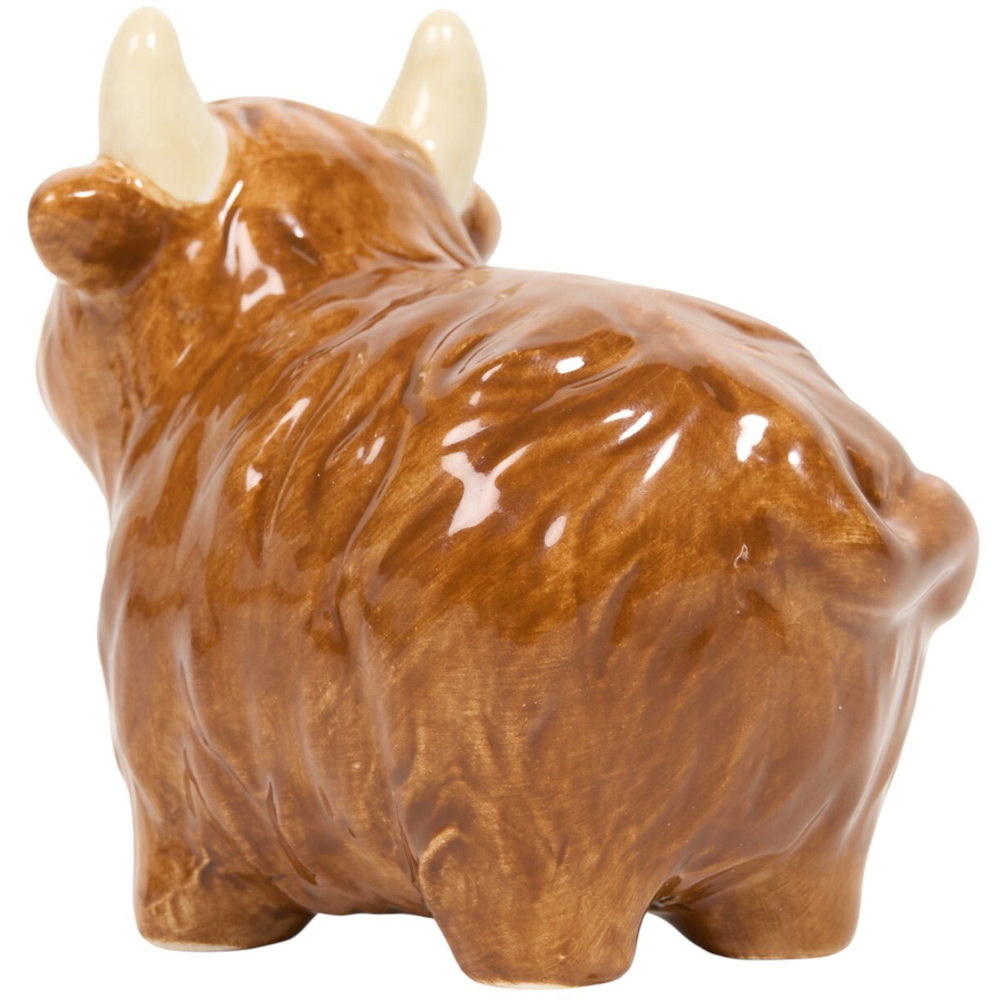 Highland Cow 3D Salt and Pepper Set Brown Image 3