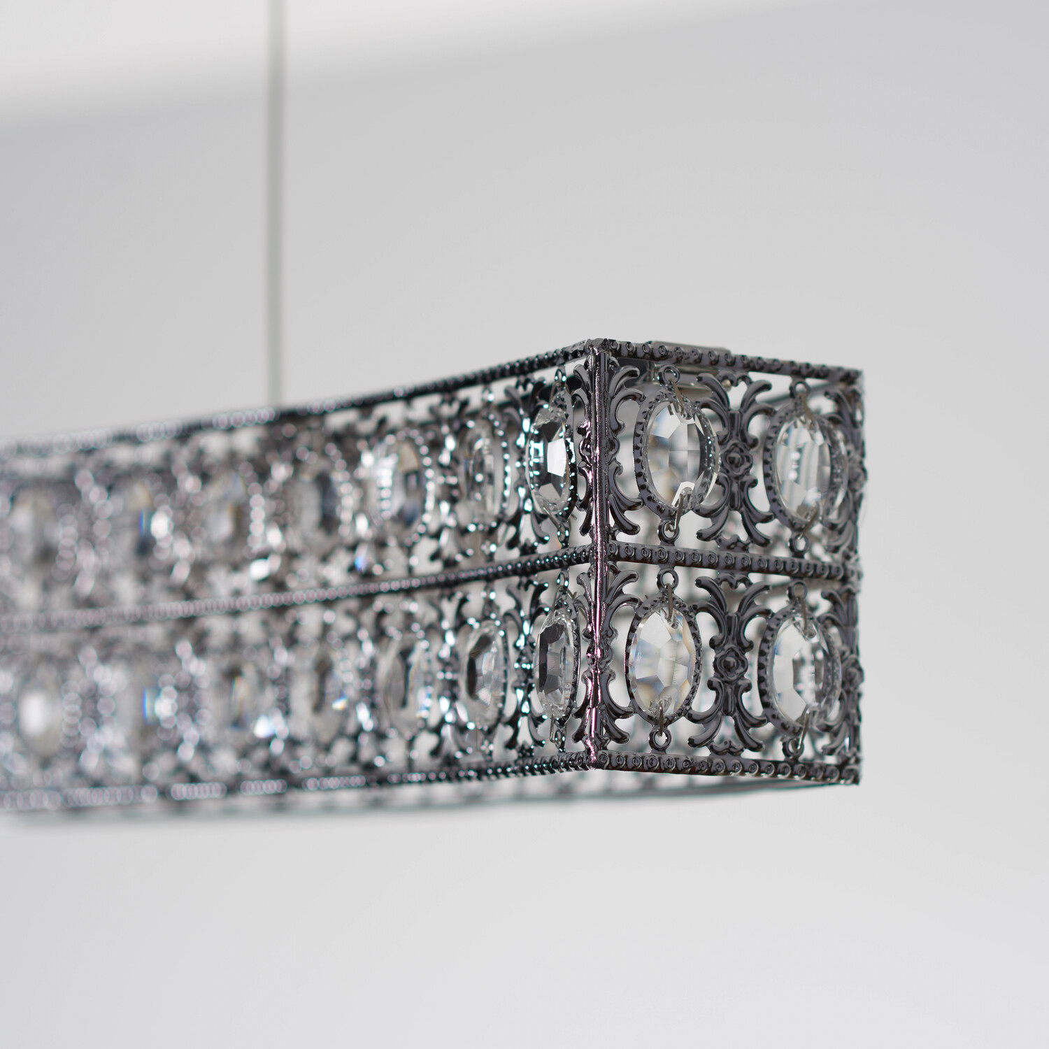 Freya Silver LED Ceiling Fitting Light Image 4
