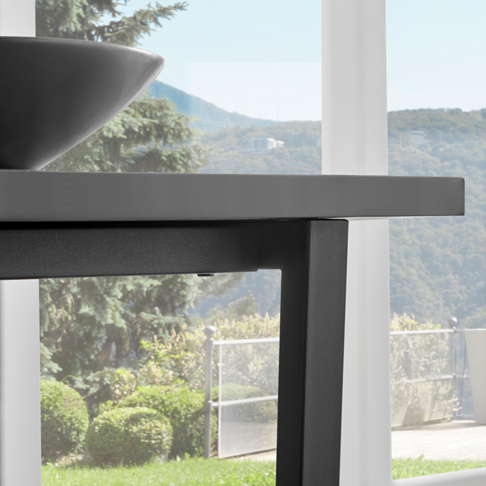 Furniturebox Copeland Cesano Marble Effect 2 Seater Dining Set White Green and Black Image 6