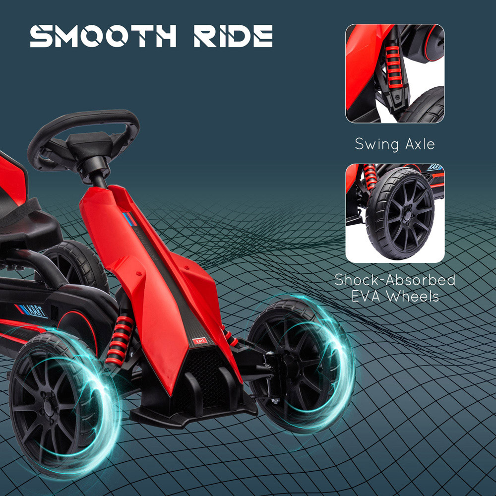 Tommy Toys Kids Pedal Go Kart Red Image 3
