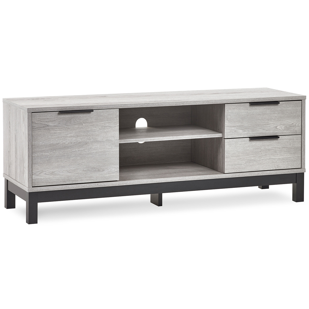 Julian Bowen Bali Grey Oak TV Unit Image 2