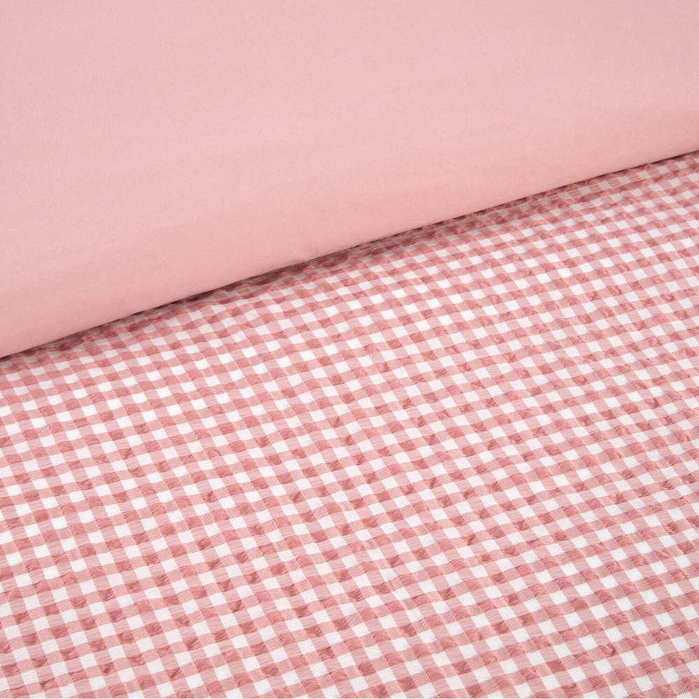 Josette Frill Duvet Set Pink King Image 4