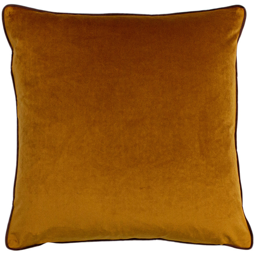 furn. Gemini Pumpkin Double Piped Cushion Image 1