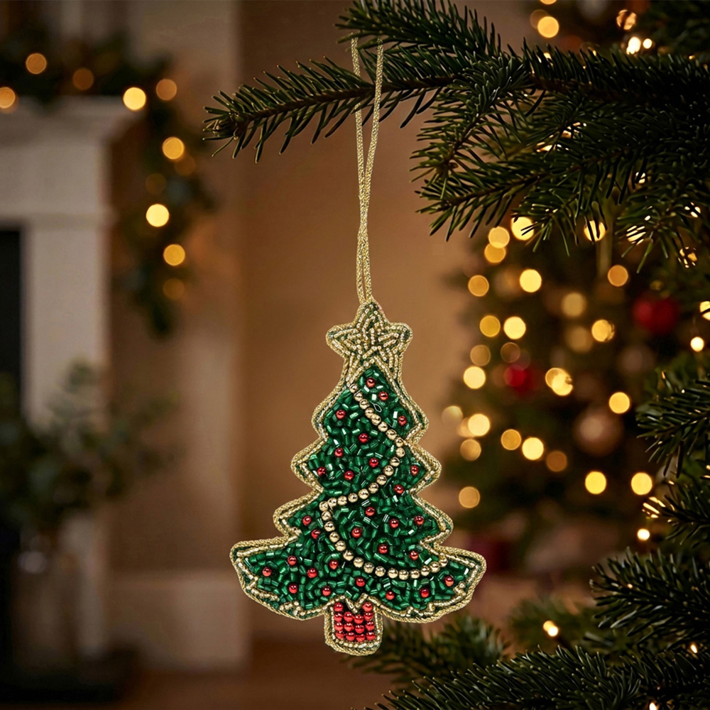 Beaded Festive Hanging Decoration Image 2