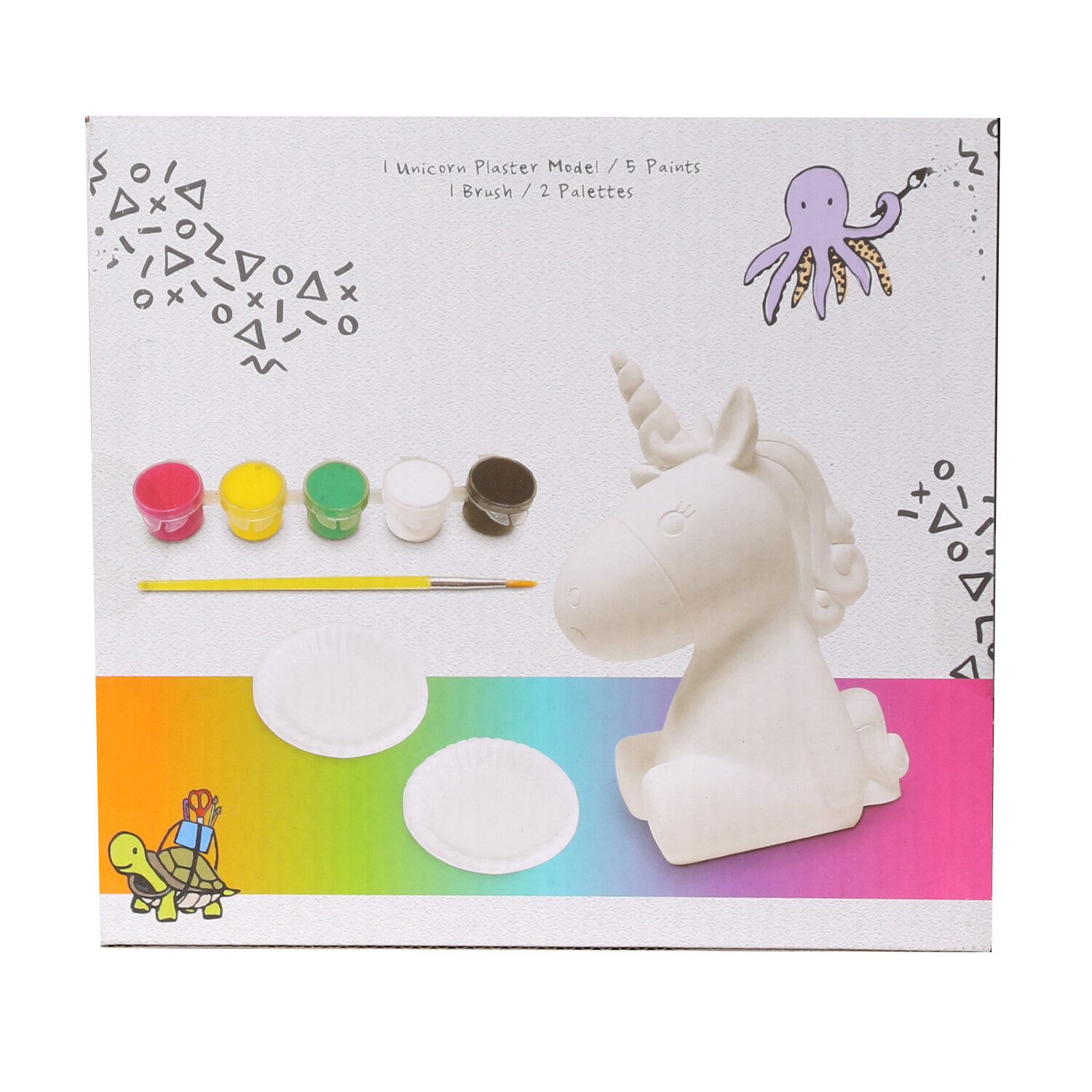 Paint Your Own Plaster Model  - Unicorn Image 2