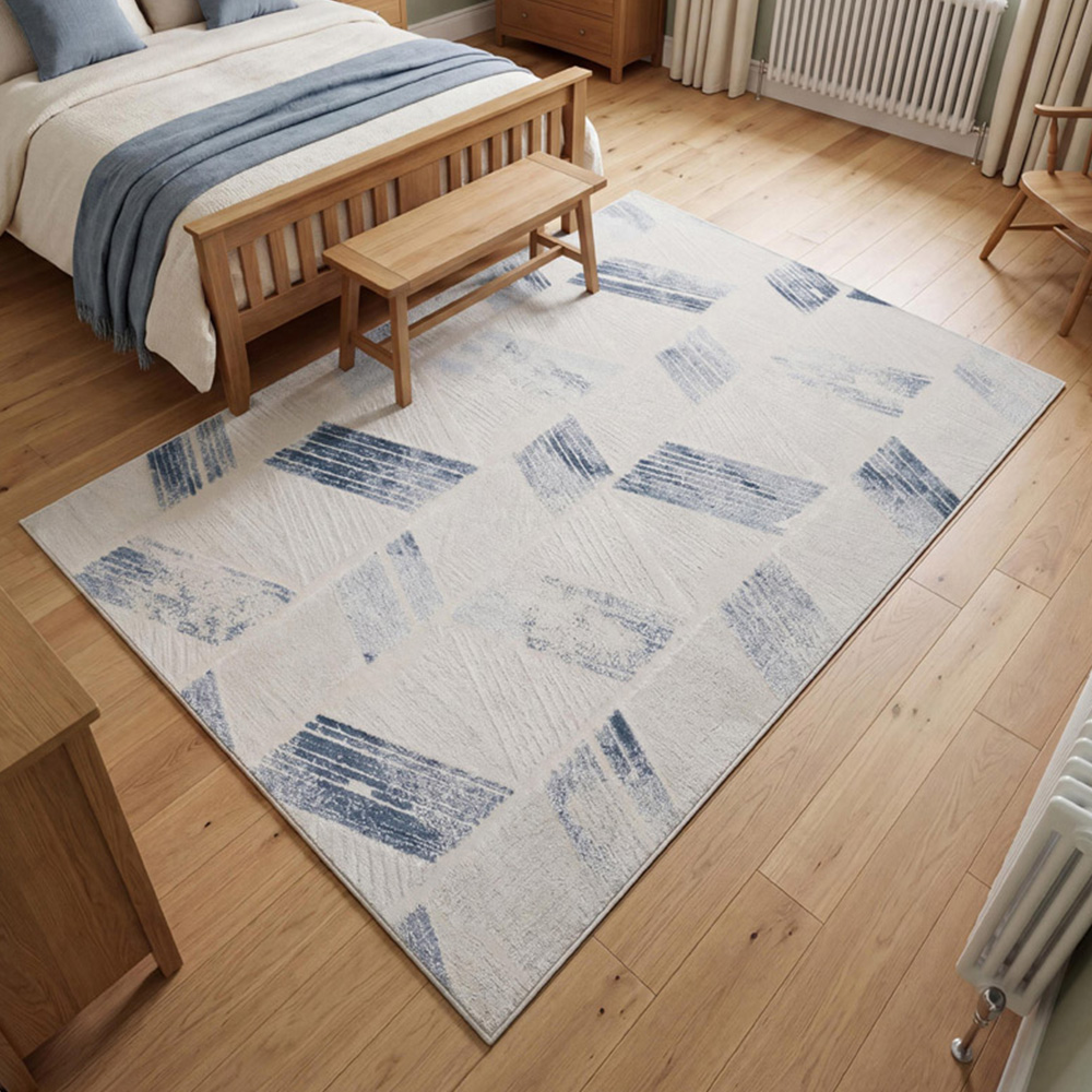 Arthouse Muse Zig Zag Navy Rug 200 x 290cm Image 1