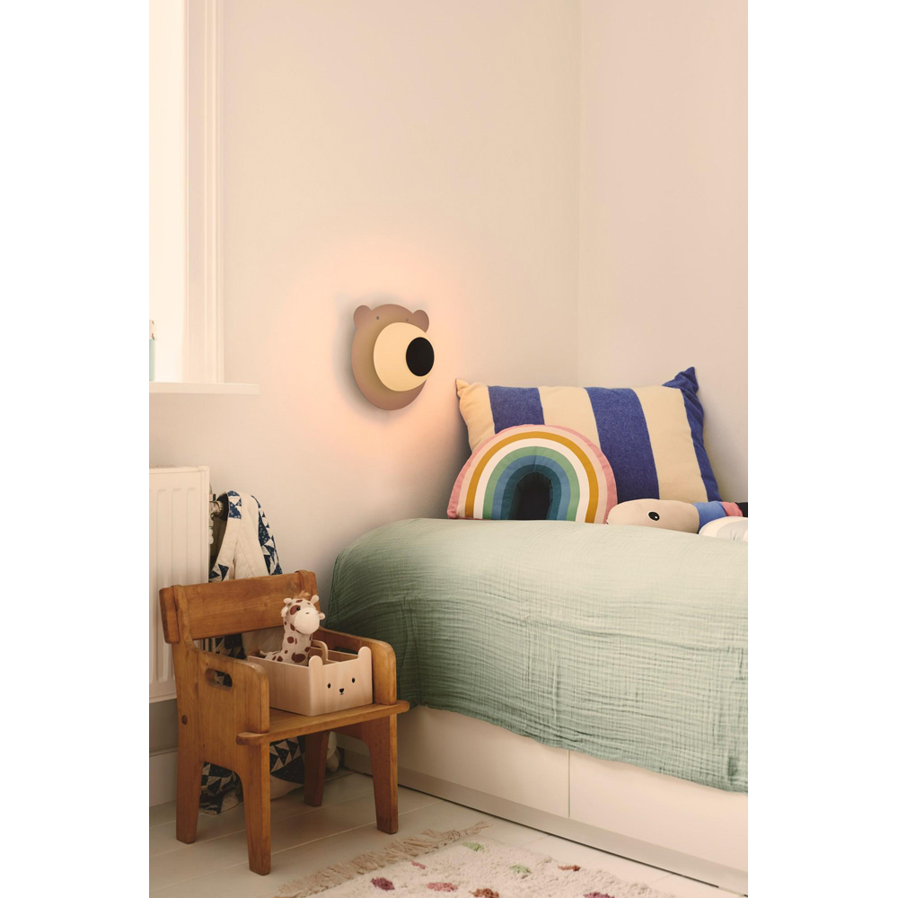 Nordlux Bruna Bear Brown Wall Light Image 8