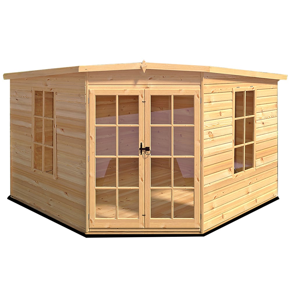 Shire Hampton 10 x 10ft Double Door Traditional Summerhouse Image 1