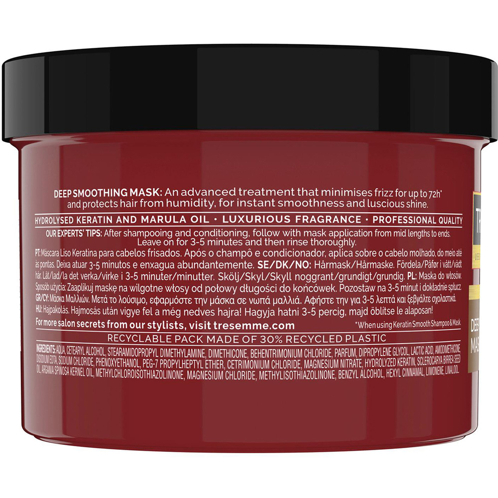 TRESemme Keratin Smooth Deep Smoothing Mask 440ml 2 Pack Image 5