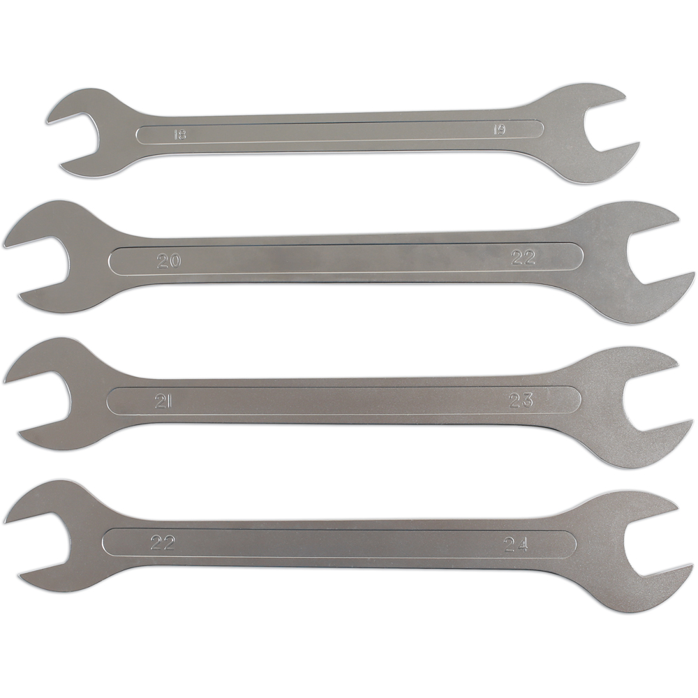 Laser 4 Piece 18-24mm Ultra Thin Open Ended Spanner Set Image 4