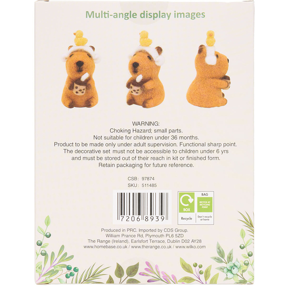 Capybara Needle Felting Set Image 7