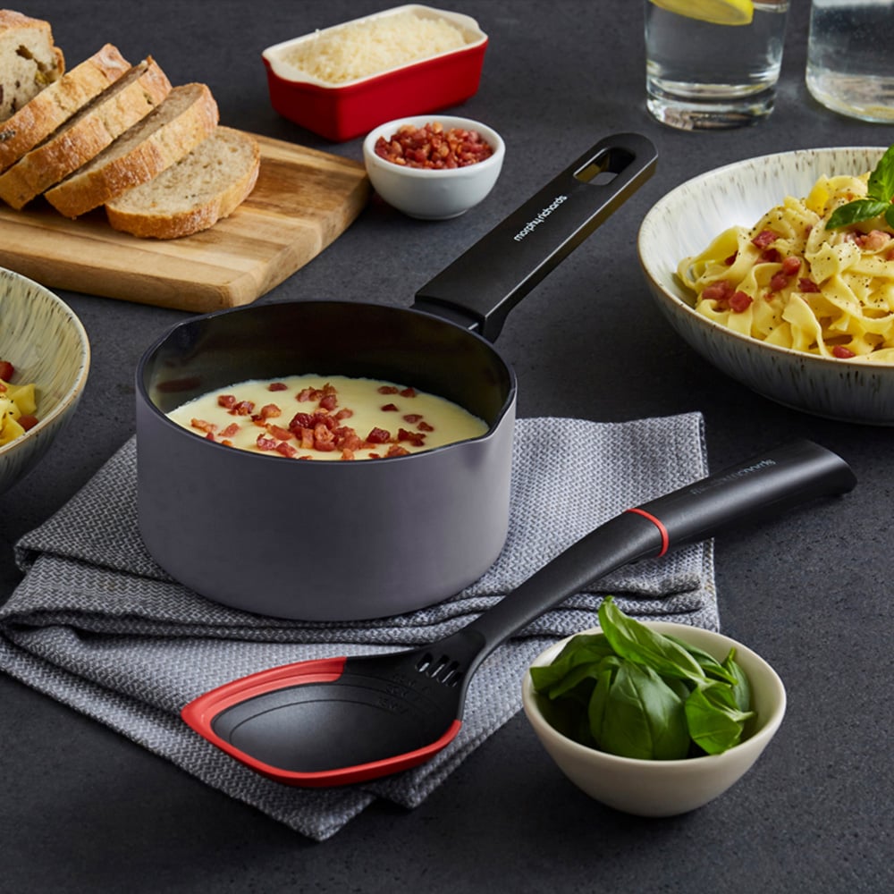 Morphy Richards 14cm Grey Recycled Aluminium Milk Pan Image 2