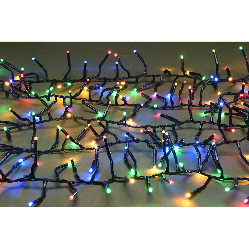 Festive 2000 Multicolour LED Multifunction Christmas Cluster Light 25.99m Image 2