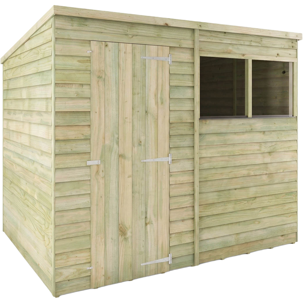 Mercia 8 x 6ft Overlap Pent Shed Image 3