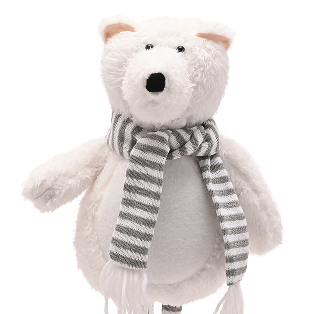 The Seasonal Gift Co. Santa and Friends Blizzard the Polar Bear Christmas Decoration 37cm Image 2