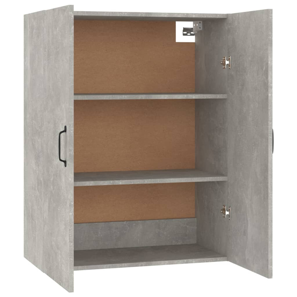 vidaXL 2 Door Concrete Grey Wall Cabinet Image 6