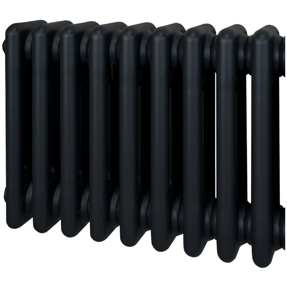 Monster Shop 7699 BTU Black Traditional 3 Column Radiator 600 x 1462mm Image 4