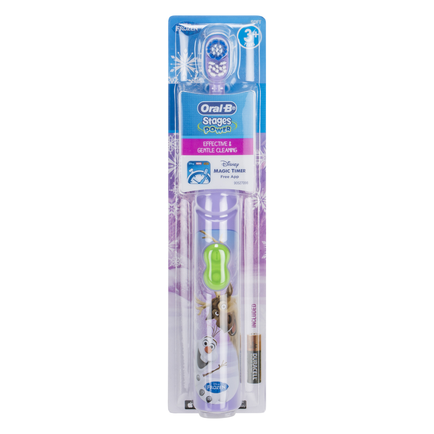 Oral B Frozen Battery Toothbrush Db3 - Purple Image 1