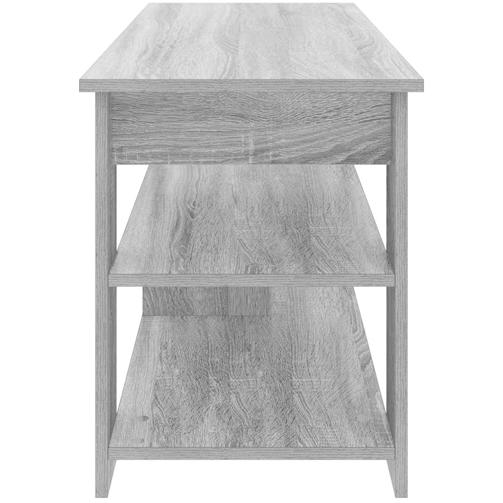 vidaXL 3 Shelf Grey Sonoma TV Stand Image 6