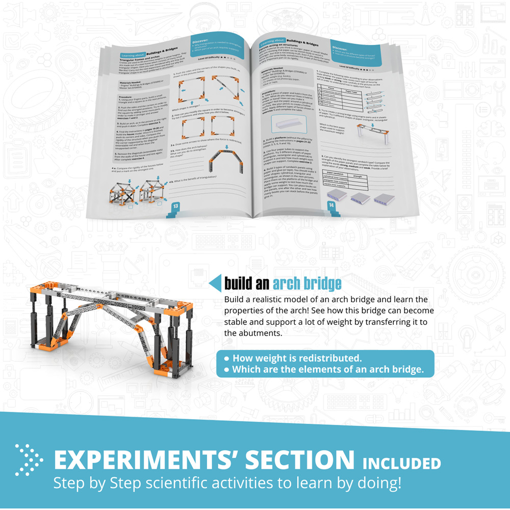 Engino Stem Architecture Eiffel Tower and Sydney Bridge Building Set Image 5