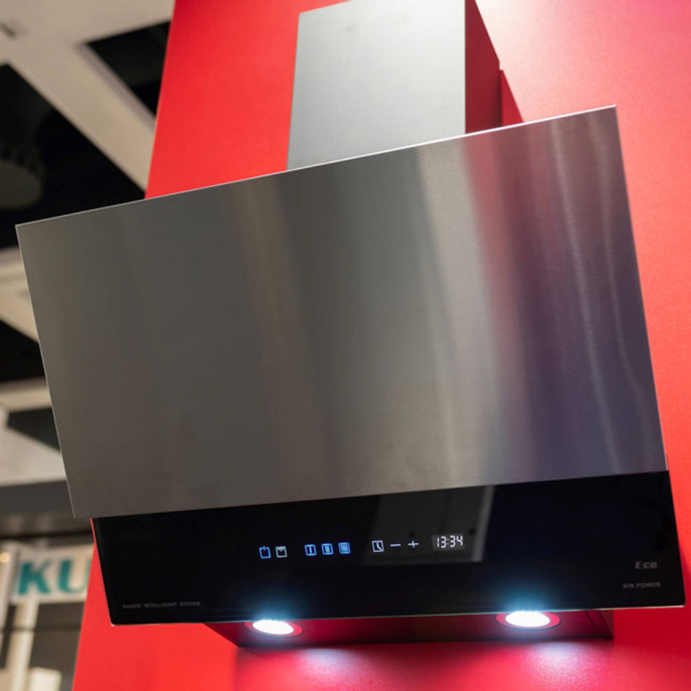 Kaiser Avantgarde Pro Steel Glass 60cm Wall Mounted Cooker Hood Image 2