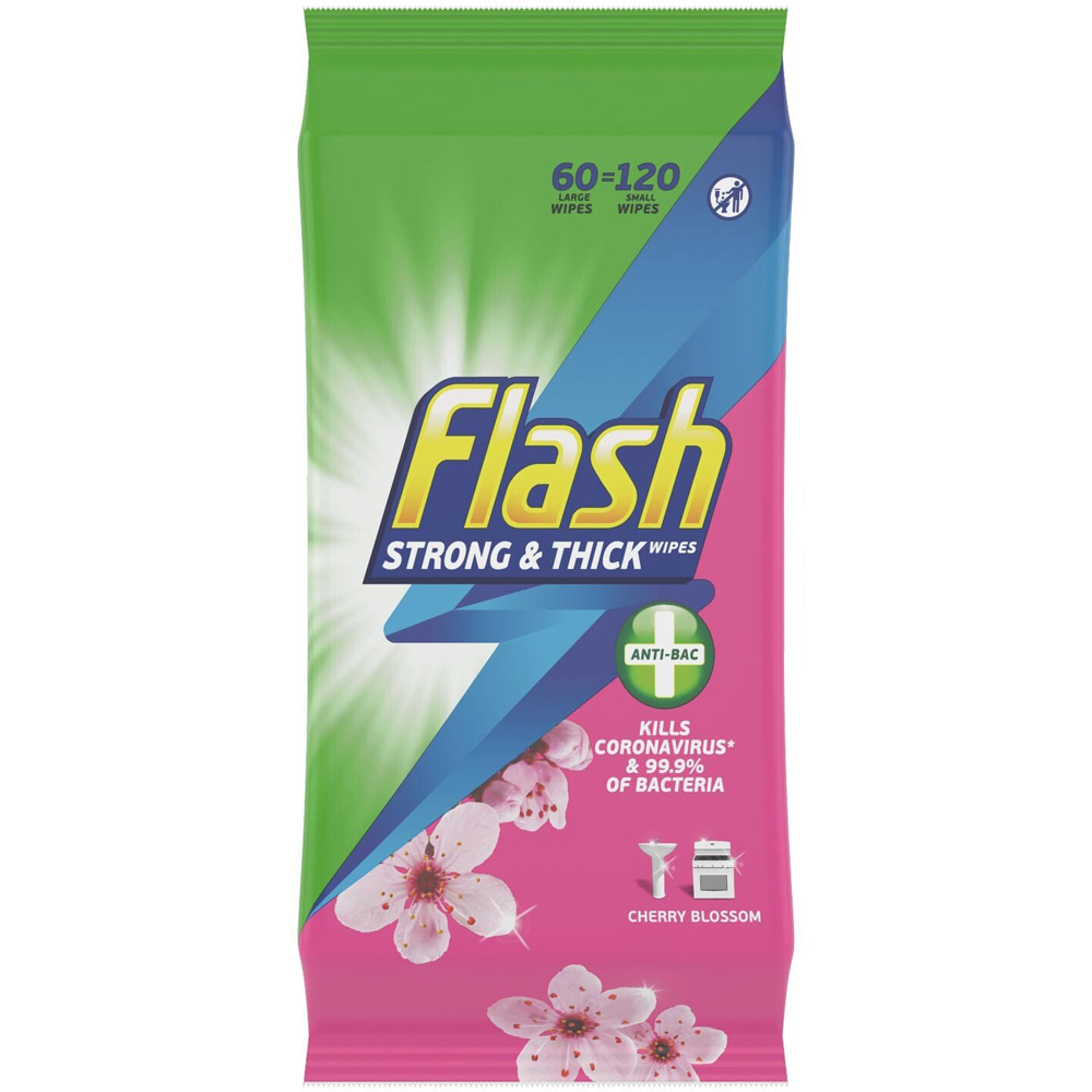 Anti-Bacterial Flash Cherry Blossom Wipes Image