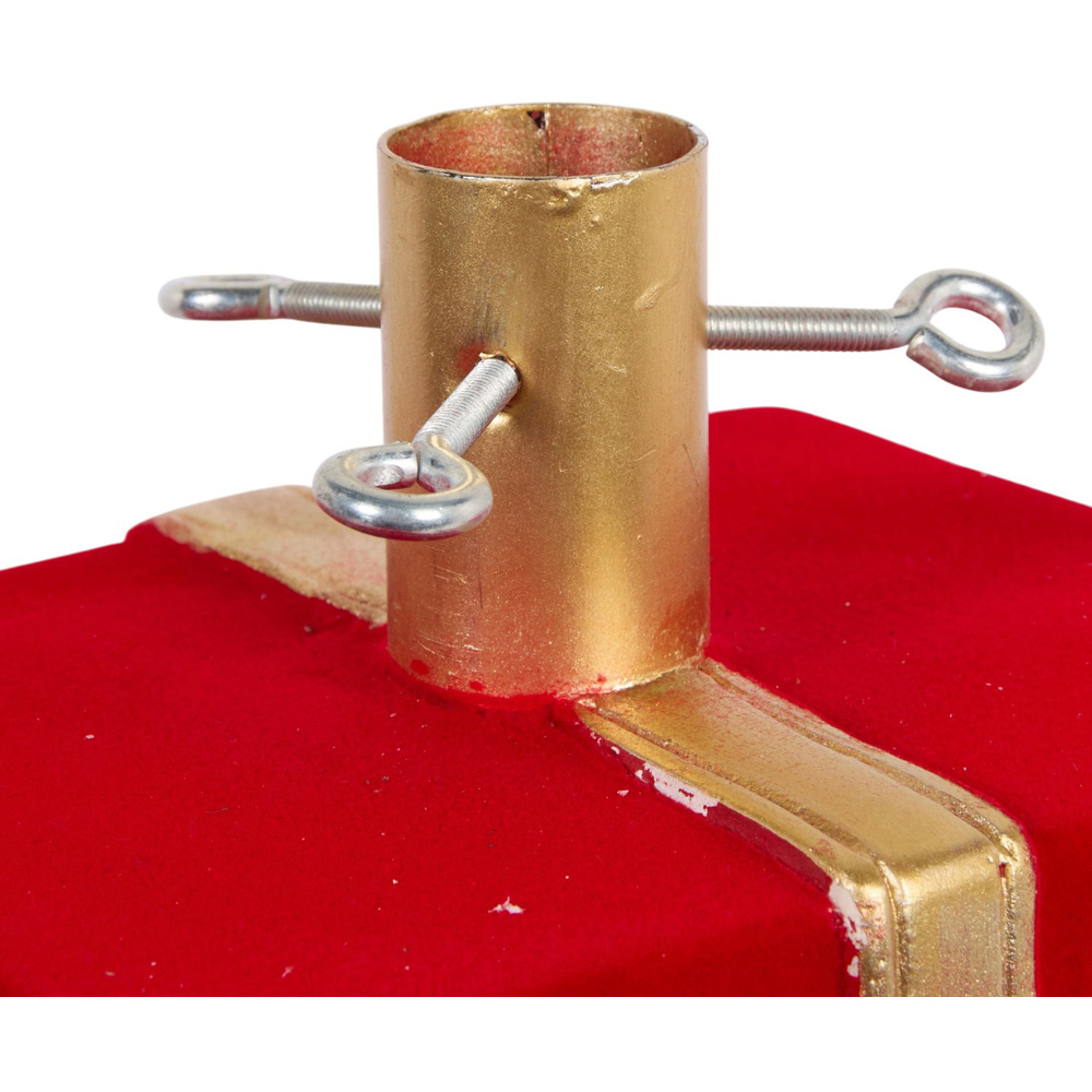 Stacking Presents Artificial Tree Stand Red Image 4