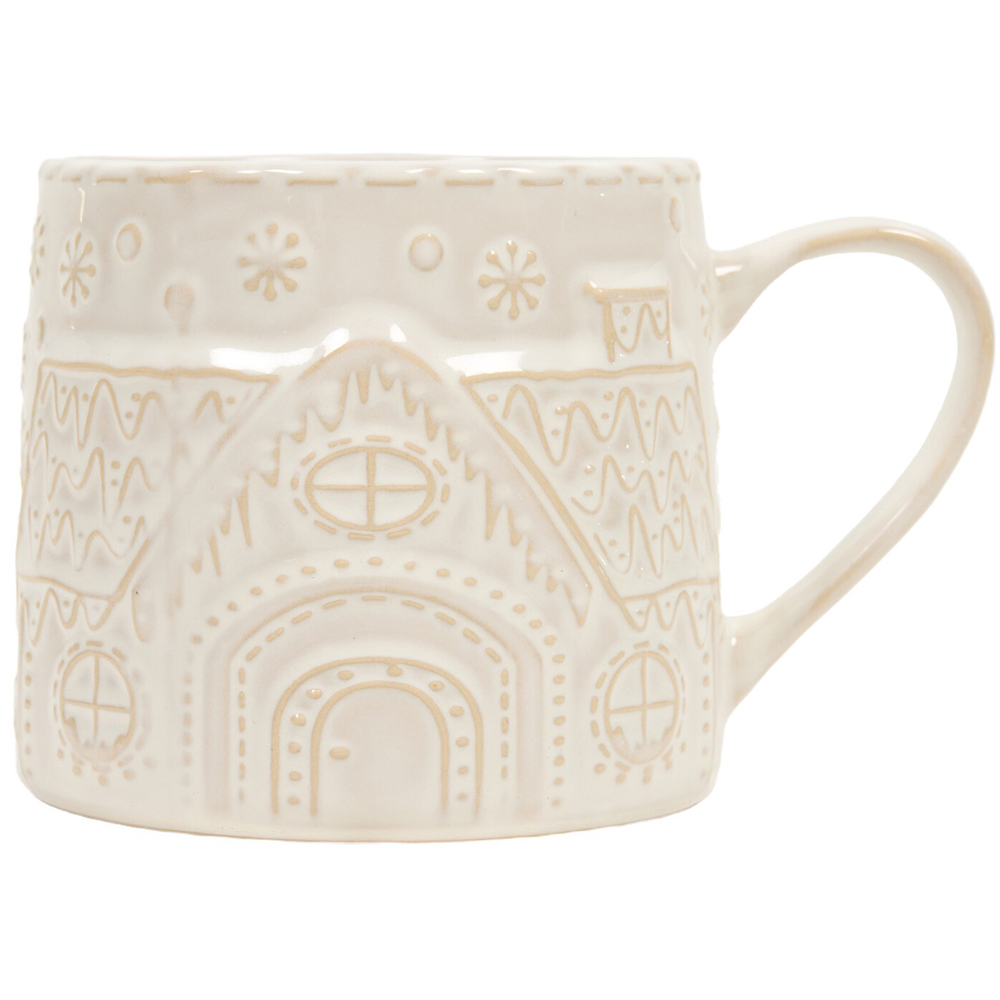 Gingerbread House or Man Embossed Mug Image 5