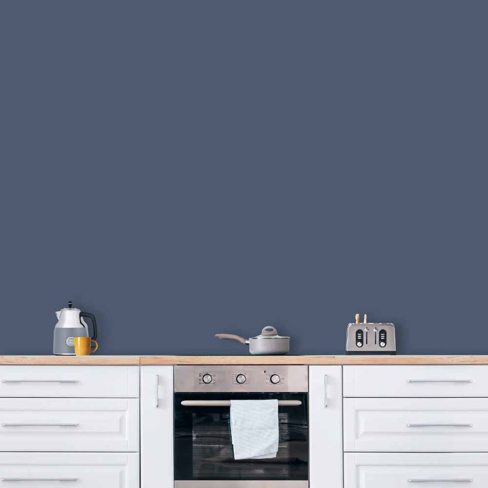 Wilko Kitchen Intense Blueberry Matt Emulsion Paint 2.5L Wilko