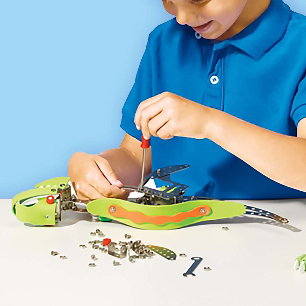 SES Creative Metal Dinosaur Construction Set Image 5