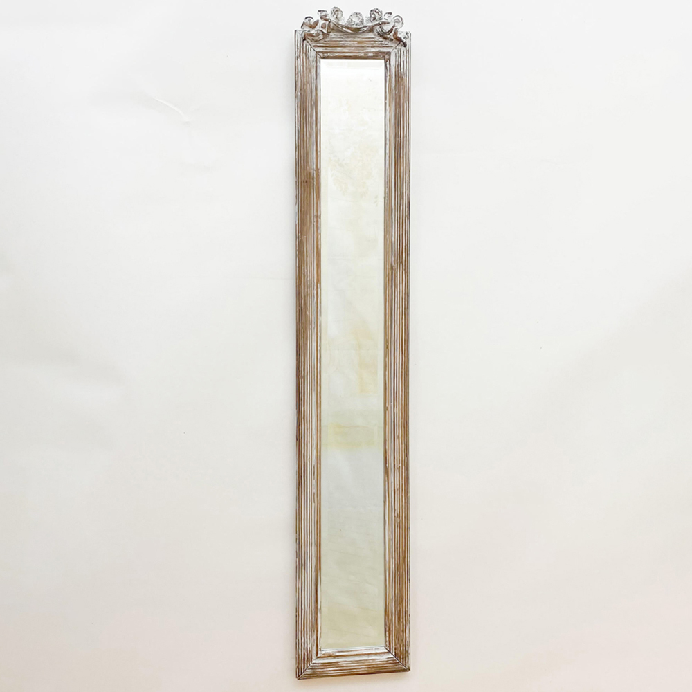 Acacia Home Washed Slim Wall Mirror 109 x 13cm Image 3