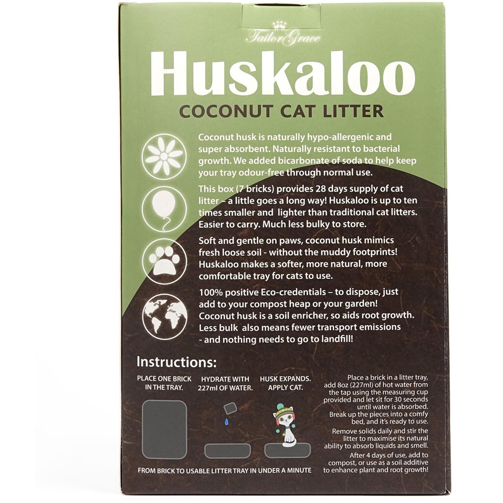 Huskaloo Coconut Cat Litter 1.5kg Image 4