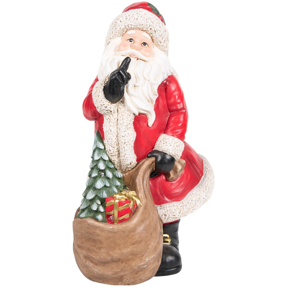 Santa with LED Standing DecorationRed Image 1